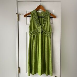 Max Studio lime green dress